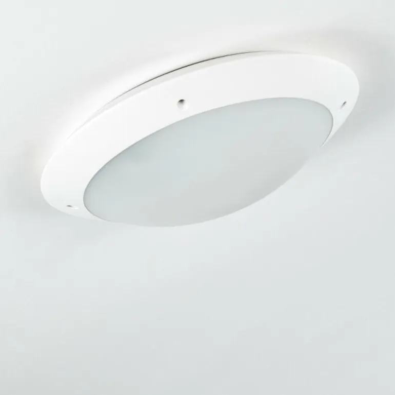 plafonnier extérieur Grafton Blanc, 2 lumières