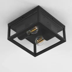 plafonnier extérieur Kiwalik Anthracite, 1 lumière