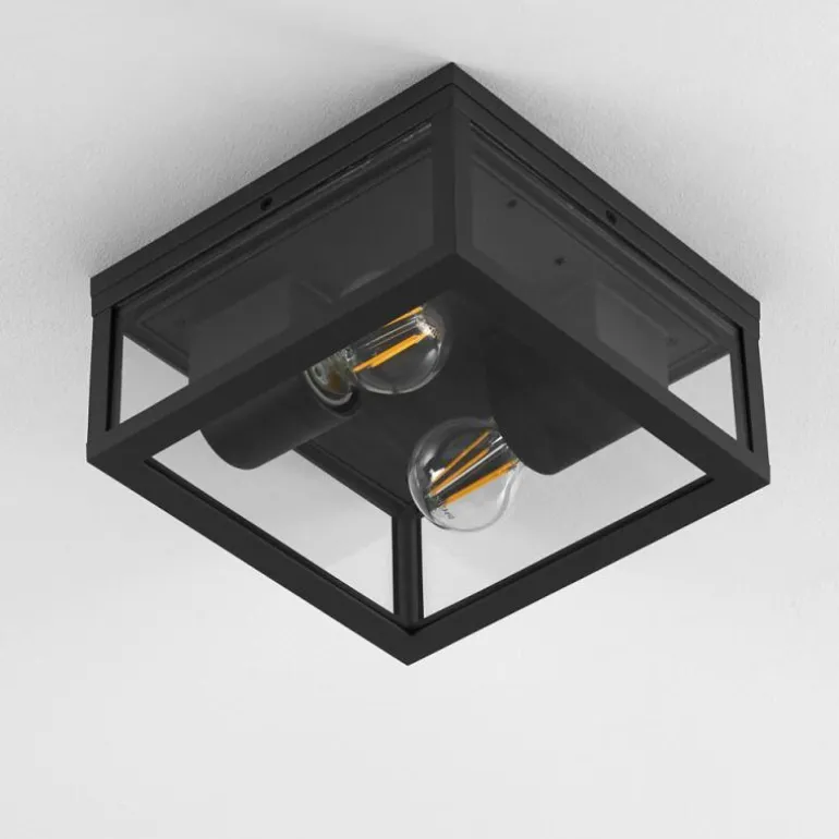 plafonnier extérieur Kiwalik Anthracite, 1 lumière