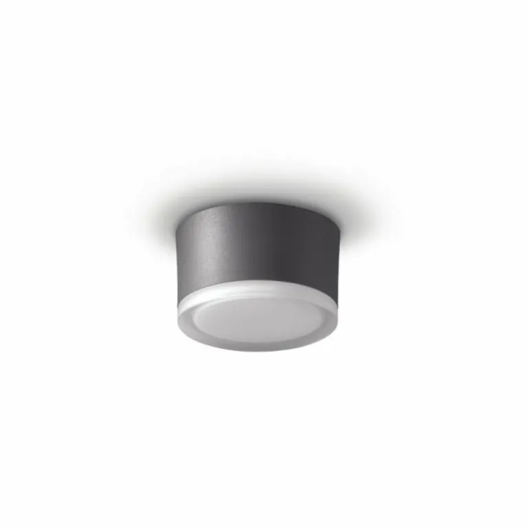 plafonnier extérieur LCD Grasbrunn LED Noir, 1 lumière