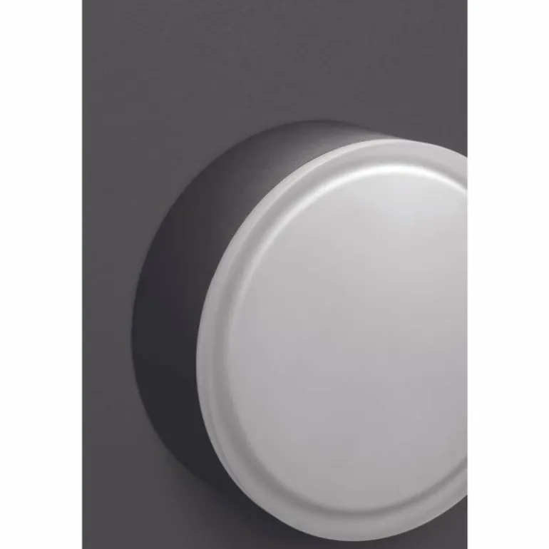 plafonnier extérieur LCD Grasbrunn LED Noir, 1 lumière