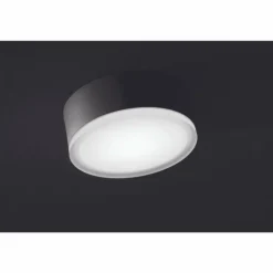 plafonnier extérieur LCD Grasbrunn LED Noir, 1 lumière