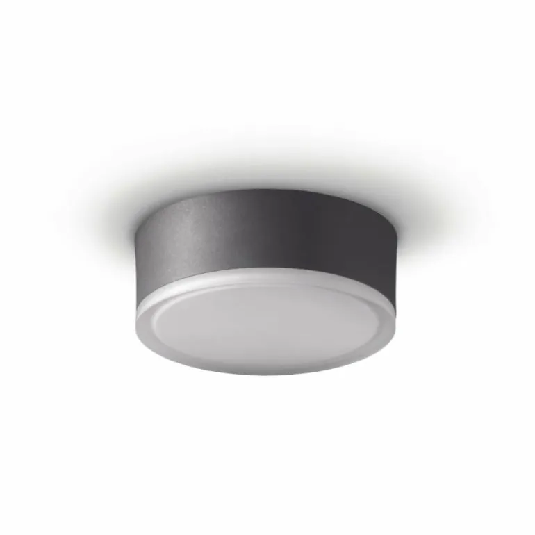 plafonnier extérieur LCD Grasbrunn LED Noir, 1 lumière