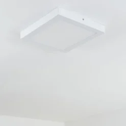 plafonnier extérieur Leto LED Blanc, 1 lumière