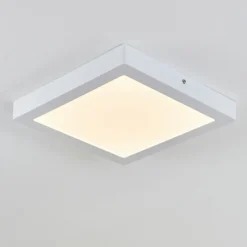 plafonnier extérieur Leto LED Blanc, 1 lumière