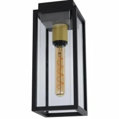 plafonnier extérieur Lucide LAURENS Noir, 1 lumière