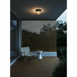plafonnier extérieur Nordlux JANUKA Noir, 1 lumière