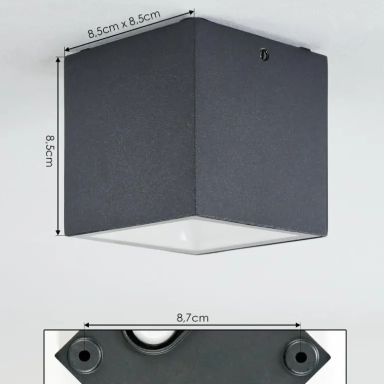 plafonnier extérieur Spidern LED Anthracite, Blanc, 1 lumière