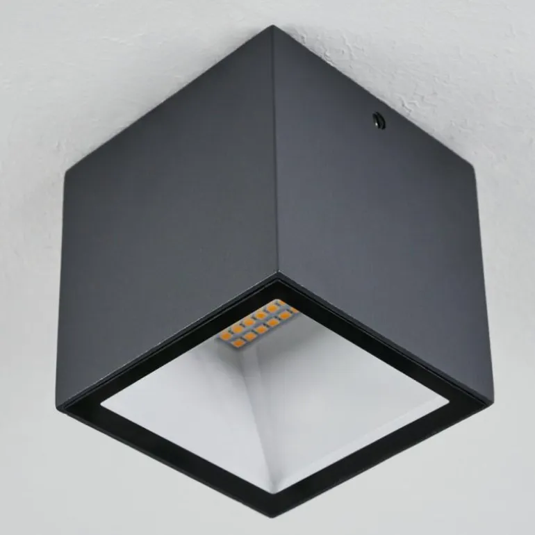 plafonnier extérieur Spidern LED Anthracite, Blanc, 1 lumière
