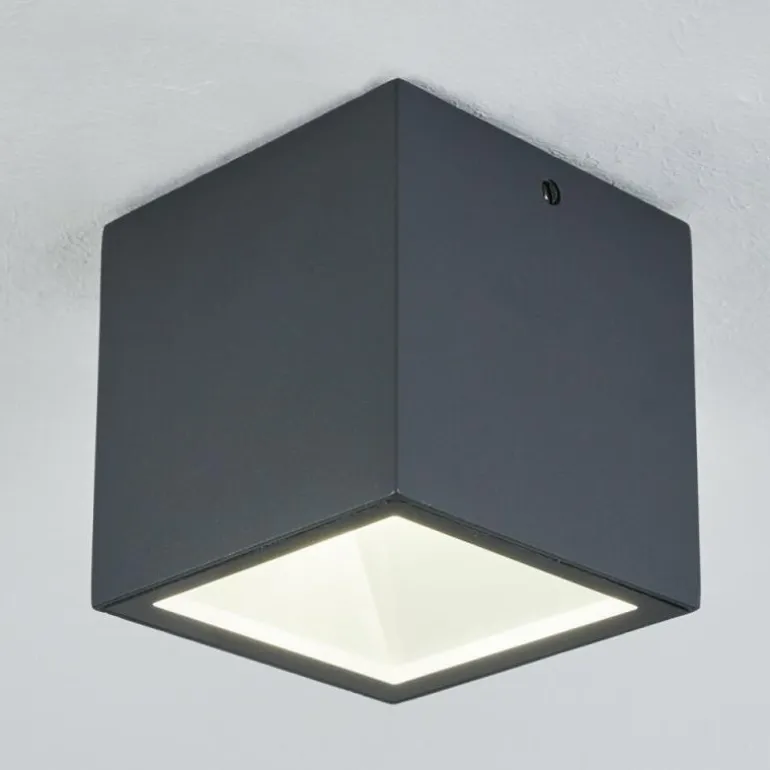 plafonnier extérieur Spidern LED Anthracite, Blanc, 1 lumière