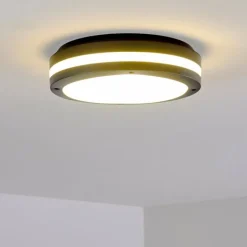 plafonnier extérieur Wollongong LED Anthracite, 1 lumière