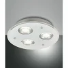 Plafonnier Fabas Luce Bali LED Argenté, 3 lumières