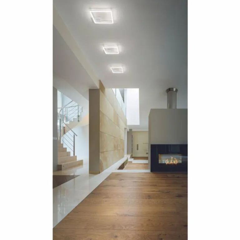 Plafonnier Fabas Luce Bard LED Blanc, 1 lumière