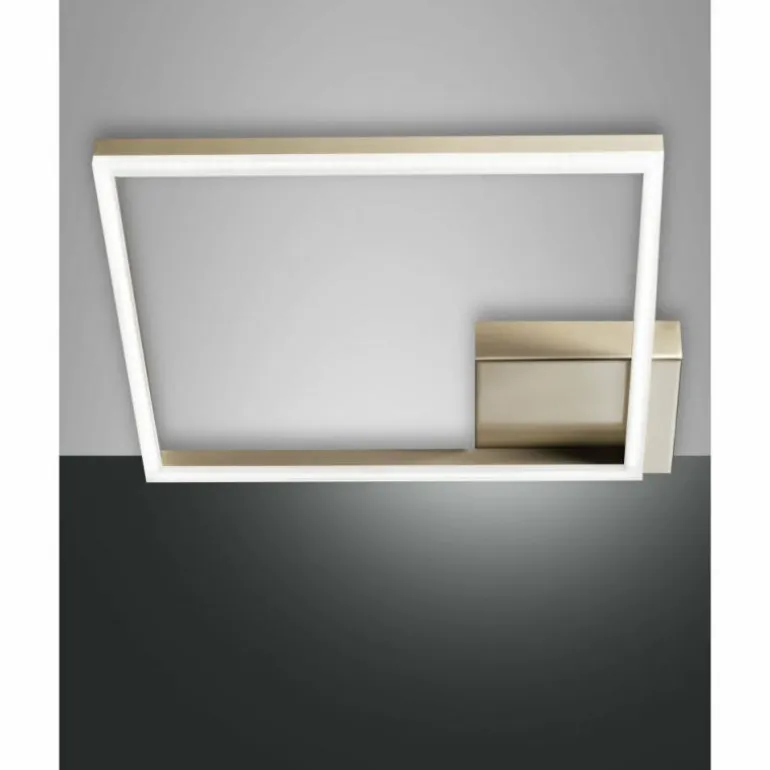 Plafonnier Fabas Luce Bard LED Or, 1 lumière
