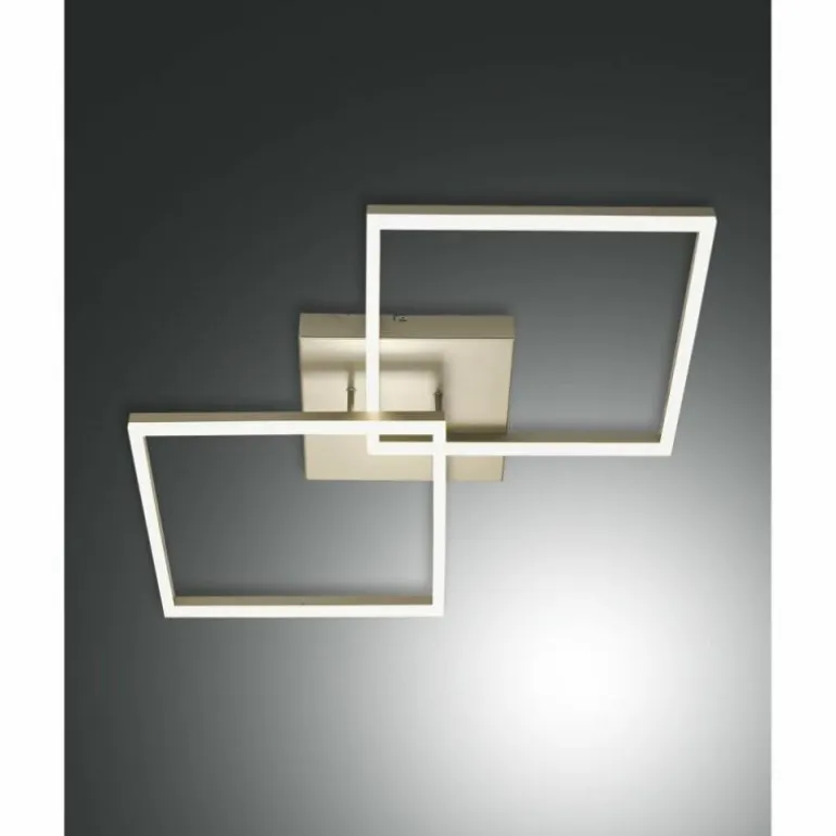 Plafonnier Fabas Luce Bard LED Or, 1 lumière
