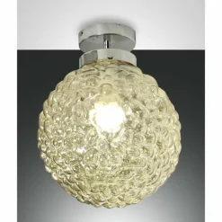 Plafonnier Fabas Luce Ego Chrome, 1 lumière