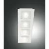 Plafonnier Fabas Luce Formia LED Blanc, 4 lumières