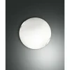 Plafonnier Fabas Luce FOX Nickel mat, 1 lumière