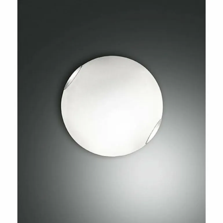 Plafonnier Fabas Luce FOX Nickel mat, 1 lumière