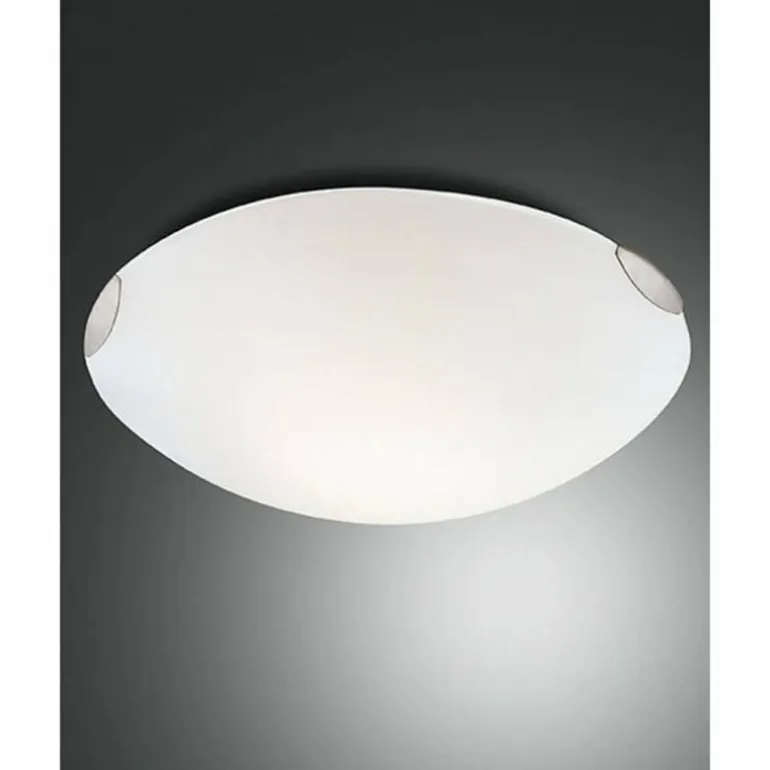 Plafonnier Fabas Luce FOX Nickel mat, 3 lumières