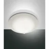 Plafonnier Fabas Luce Gera LED Blanc, 1 lumière