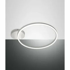 Plafonnier Fabas Luce Giotto LED Blanc, 1 lumière