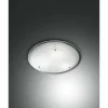 Plafonnier Fabas Luce HILL Chrome, 1 lumière