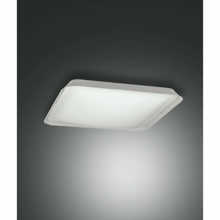 Plafonnier Fabas Luce Hugo LED Blanc, 1 lumière