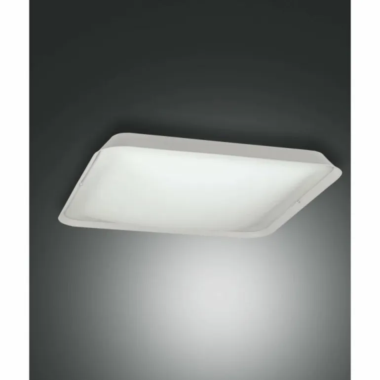 Plafonnier Fabas Luce Hugo LED Blanc, 1 lumière
