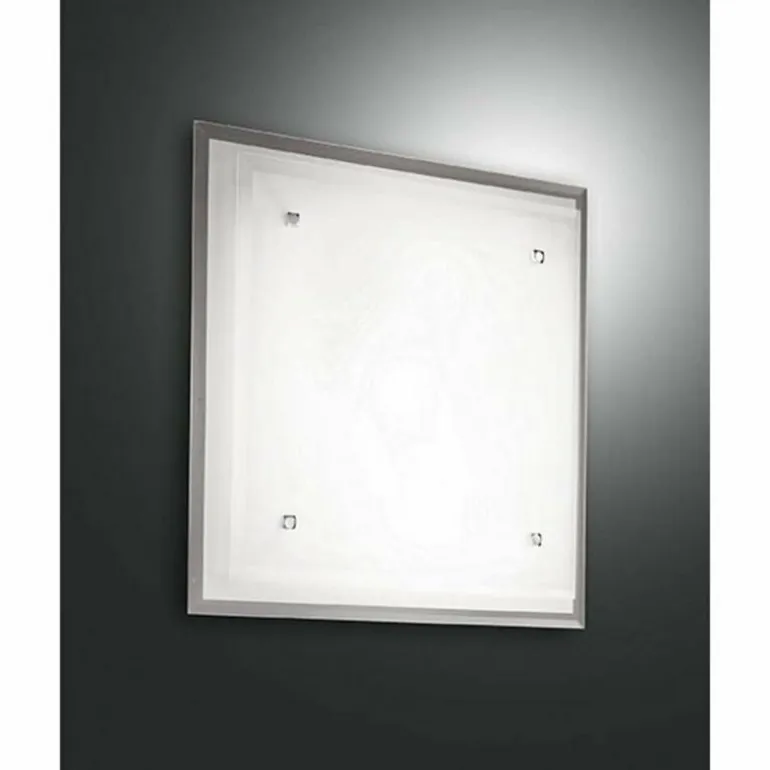 Plafonnier Fabas Luce MAGGIE Chrome, 1 lumière