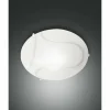Plafonnier Fabas Luce Magma Blanc, 1 lumière