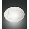 Plafonnier Fabas Luce Magma Blanc, 2 lumières