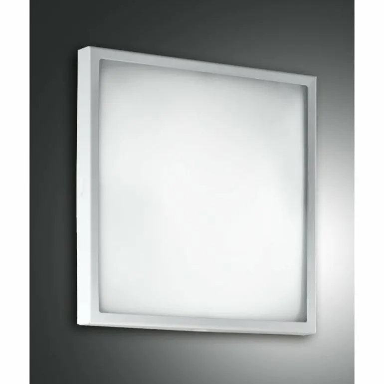 Plafonnier Fabas Luce Osaka LED Blanc, 1 lumière
