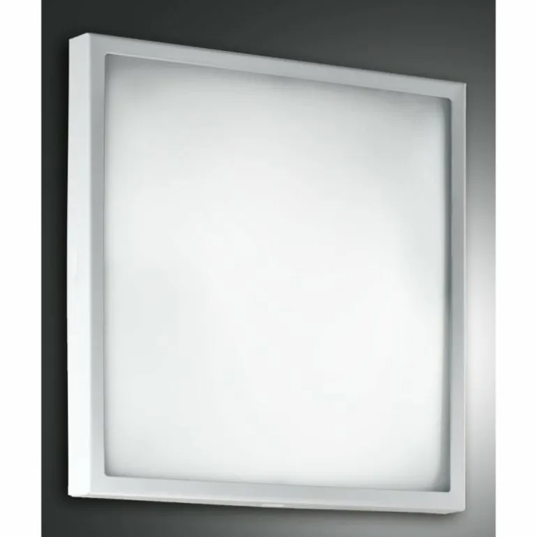 Plafonnier Fabas Luce Osaka LED Blanc, 1 lumière
