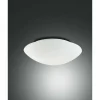 Plafonnier Fabas Luce PANDORA Blanc, 1 lumière, Détecteur de mouvement