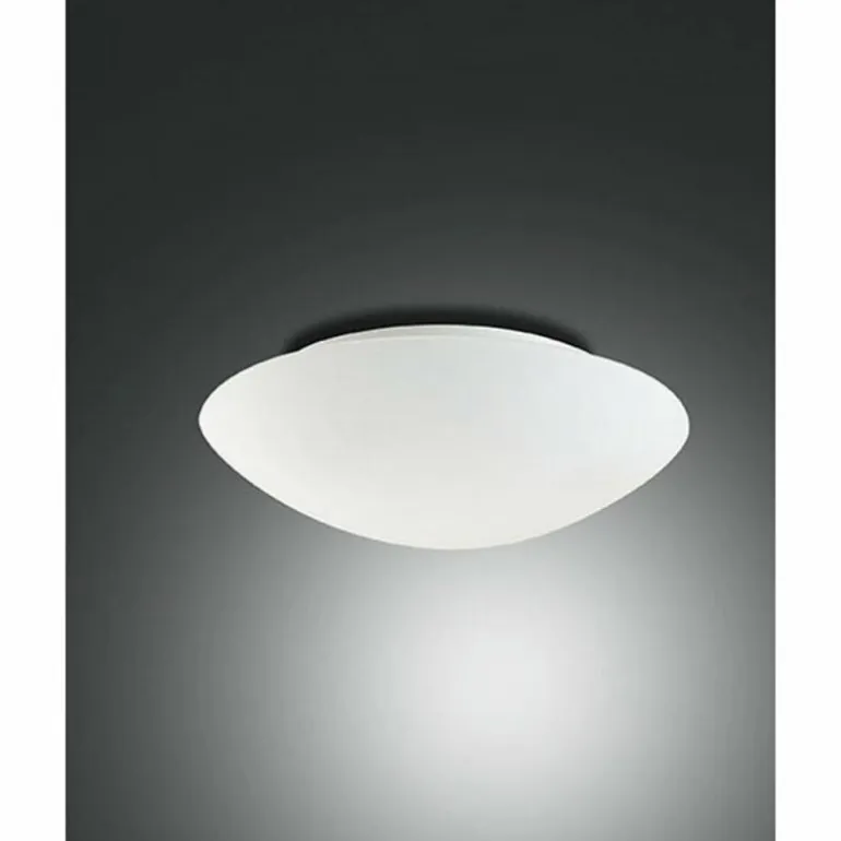 Plafonnier Fabas Luce PANDORA Blanc, 1 lumière, Détecteur de mouvement