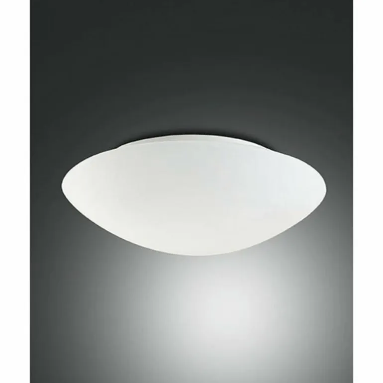 Plafonnier Fabas Luce PANDORA Blanc, 2 lumières, Détecteur de mouvement