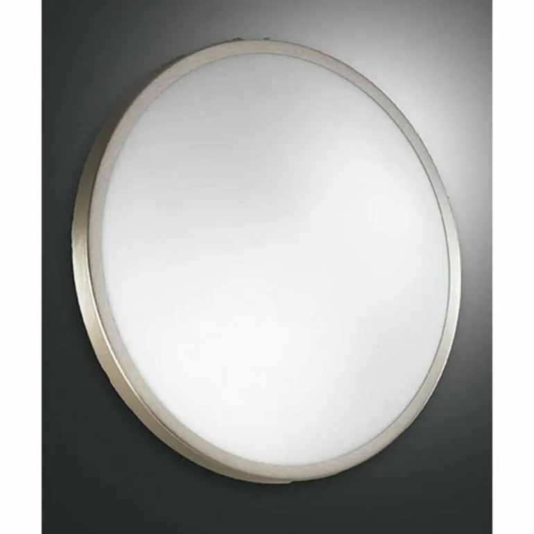 Plafonnier Fabas Luce PLAZA Nickel mat, 3 lumières