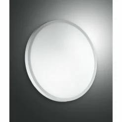 Plafonnier Fabas Luce Plaza LED Blanc, 1 lumière