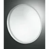 Plafonnier Fabas Luce Plaza LED Blanc, 1 lumière