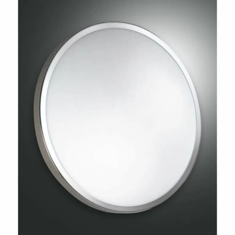 Plafonnier Fabas Luce Plaza LED Blanc, 1 lumière