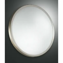 Plafonnier Fabas Luce Plaza LED Blanc, 1 lumière