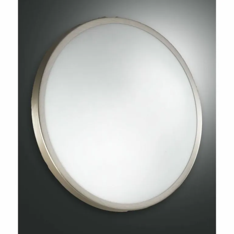 Plafonnier Fabas Luce Plaza LED Blanc, 1 lumière