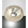Plafonnier Fabas Luce Vintage LED Aluminium, Blanc, 1 lumière