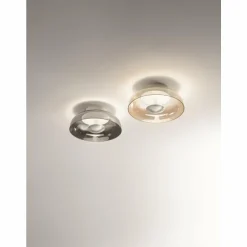 Plafonnier Fabas Luce Vintage LED Aluminium, Blanc, 1 lumière