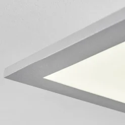 Plafonnier Farc LED Argenté, 1 lumière, Télécommandes