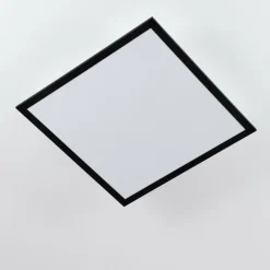 Plafonnier Farc LED Noir, Blanc, 1 lumière, Télécommandes