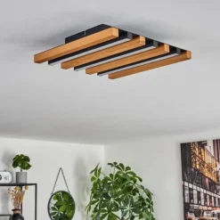Plafonnier Favorina LED Écru, Noir, 1 lumière