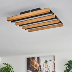 Plafonnier Favorina LED Écru, Noir, 1 lumière