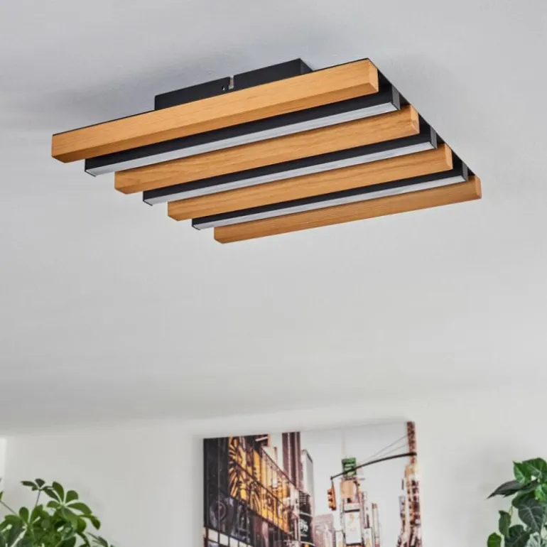 Plafonnier Favorina LED Écru, Noir, 1 lumière